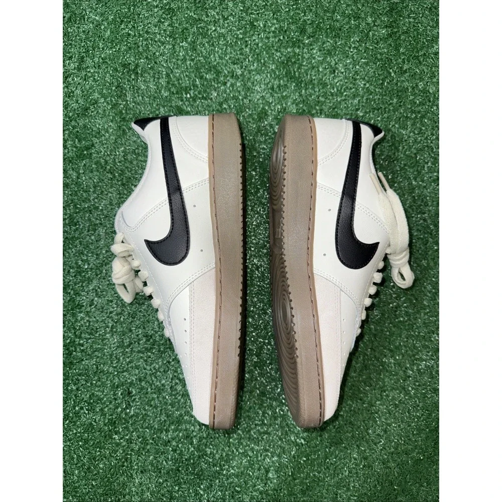Nike‎ Court Vision Low White Black Gum Sneakers FQ8075-133 Men's 8